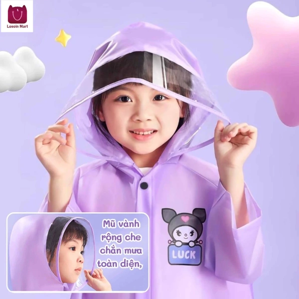 Áo gọn nhẹ cho trẻ dưới mưa thường bị lờ mất khi gió lạnh thổi mạnh khiến bé cảm thấy không đủ ấm. - Ảnh 1