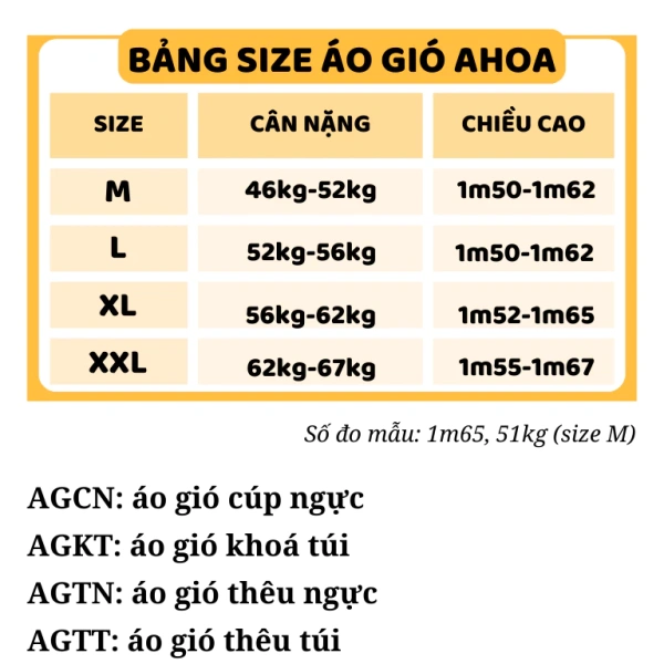 Áo khoác gió nữ AHOA 2 lớp giữ nhiệt hiện có các size S‑XXL và màu sắc đa dạng như Đen, Đỏ, Xanh Than, Xanh Mint, Nâu và Hồng. (Ảnh 4)
