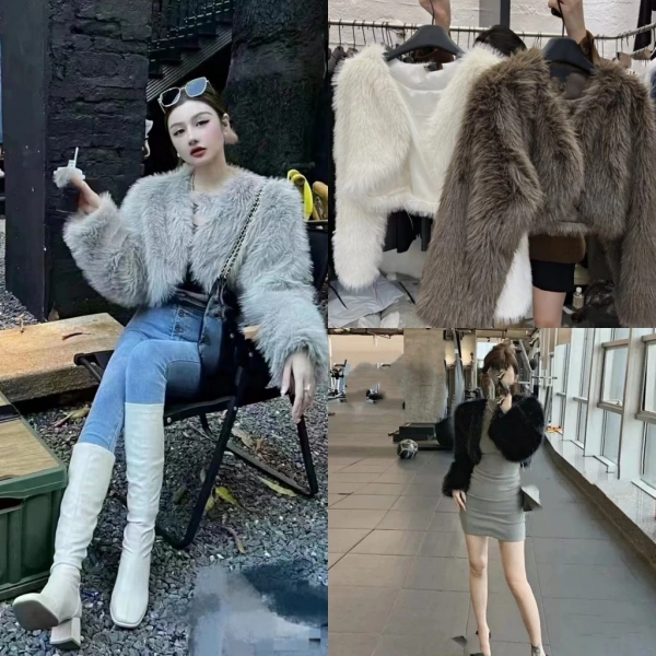Áo khoác lông croptop nữ: ấm áp khiến bỏ áo lót, nhưng cúc gập không chắc lại gây bất tiện - Ảnh 1 Áo khoác lông croptop nữ: ấm áp khiến bỏ áo lót, nhưng cúc gập không chắc lại gây bất tiện - Ảnh 1