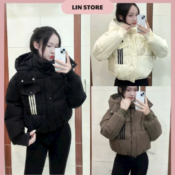 Áo khoác ngắn có mũ giữ ấm mùa đông, nhưng tay bo thường khiến tay lạnh bất ngờ - Ảnh 1 Áo khoác ngắn có mũ giữ ấm mùa đông, nhưng tay bo thường khiến tay lạnh bất ngờ - Ảnh 1
