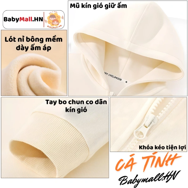 Mặc dù áo nỉ giúp giữ ấm, nhưng đôi khi cảm giác “nóng” không chỉ đến từ cơ thể bé mà còn từ môi trường xung quanh. (Ảnh 2)