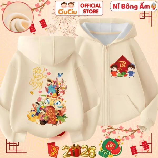 Với mức giá được giảm còn 214.000 VNĐ so với giá gốc 271.780 VNĐ, áo khoác nỉ lót bông CiuCiu không chỉ là một món đồ thời trang mà còn là đầu tư vào sự an toàn và thoải mái của bé. (Ảnh 4) Với mức giá được giảm còn 214.000 VNĐ so với giá gốc 271.780 VNĐ, áo khoác nỉ lót bông CiuCiu không chỉ là một món đồ thời trang mà còn là đầu tư vào sự an toàn và thoải mái của bé. (Ảnh 4)