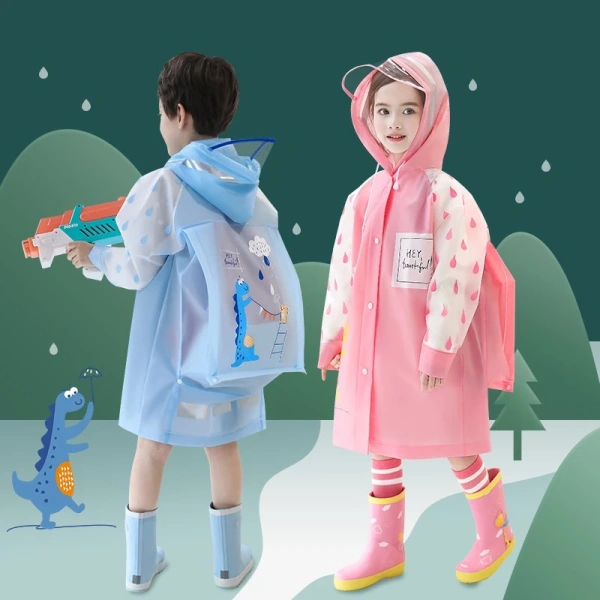 Áo mưa bé EVA cao cấp có ngăn che ba lô sách: Khi tiện lợi bất ngờ thay đổi cả ngày mưa - Ảnh 1 Áo mưa bé EVA cao cấp có ngăn che ba lô sách: Khi tiện lợi bất ngờ thay đổi cả ngày mưa - Ảnh 1