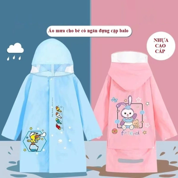 Đối với các bậc phụ huynh đang tìm kiếm một chiếc áo mưa đa năng, chiếc Áo mưa trẻ em 4‑13 tuổi cao cấp có tấm chắn, kiểu rộng đeo được ba lô, chất liệu an toàn cho bé mang lại giải pháp toàn diện. (Ảnh 5) Đối với các bậc phụ huynh đang tìm kiếm một chiếc áo mưa đa năng, chiếc Áo mưa trẻ em 4‑13 tuổi cao cấp có tấm chắn, kiểu rộng đeo được ba lô, chất liệu an toàn cho bé mang lại giải pháp toàn diện. (Ảnh 5)