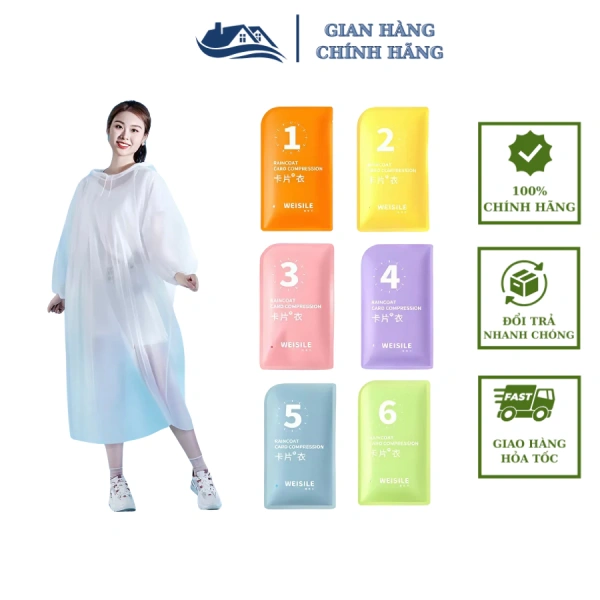 Áo mưa dùng một lần dạng thẻ: tiện khi gập gọn, nhưng mũ trùm dày lại khiến người dùng lúng túng trong cơn gió mạnh - Ảnh 1 Áo mưa dùng một lần dạng thẻ: tiện khi gập gọn, nhưng mũ trùm dày lại khiến người dùng lúng túng trong cơn gió mạnh - Ảnh 1
