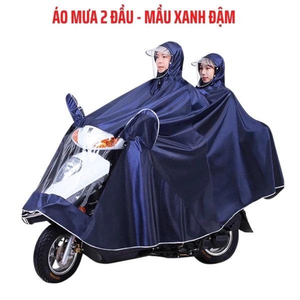 Kính chắn mặt tích hợp trong áo mưa hứa hẹn “không cần mũ bảo hiểm” hoặc “không lo mưa dãi mắt”. (Ảnh 2) Kính chắn mặt tích hợp trong áo mưa hứa hẹn “không cần mũ bảo hiểm” hoặc “không lo mưa dãi mắt”. (Ảnh 2)