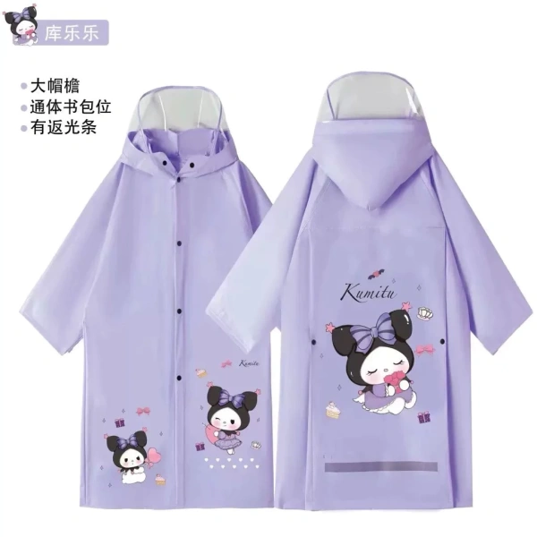 Áo mưa rộng cho bé từ 4‑13 tuổi thường khiến ba lô trượt rơi trong cơn mưa – chi tiết mà phụ huynh hiếm chú ý - Ảnh 1