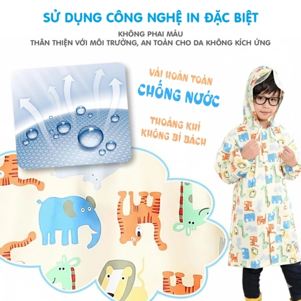 Áo mưa trẻ em có dây kéo và ngăn đeo ba lô: chi tiết nhỏ thường bị bỏ qua nhưng lại khiến ngày mưa khó chịu - Ảnh 4 Áo mưa trẻ em có dây kéo và ngăn đeo ba lô: chi tiết nhỏ thường bị bỏ qua nhưng lại khiến ngày mưa khó chịu - Ảnh 4