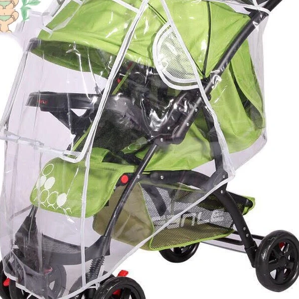 Nếu bạn thường di chuyển xe đẩy trên địa hình khô hạn và chỉ cần bảo vệ bé trong trường hợp trời mưa rớt bất ngờ, áo mỏng sẽ đáp ứng tốt. (Ảnh 4)