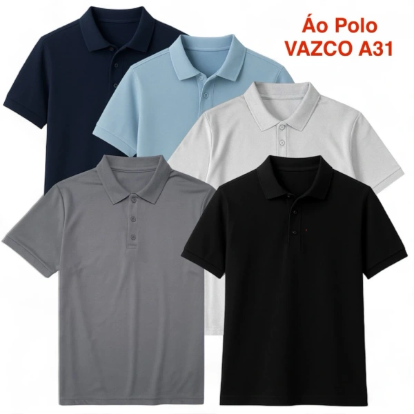 Với tính đa năng, áo polo poly cá sấu dễ dàng phối hợp với nhiều loại trang phục. (Ảnh 4) Với tính đa năng, áo polo poly cá sấu dễ dàng phối hợp với nhiều loại trang phục. (Ảnh 4)