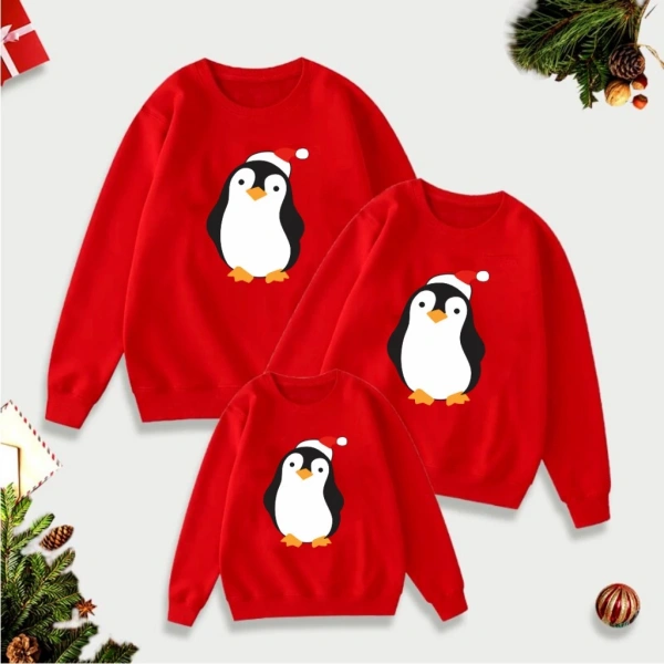 Trong danh mục các mẫu áo sweater đang được ưa chuộng, Áo sweater noen – áo TẾT 2026 áo giáng sinh gia đình 3/4/5 người nỉ bông ám áp mẫu mới tết 2025 mang lại một lựa chọn cân bằng giữa độ ấm và tính thoáng khí. (Ảnh 5)