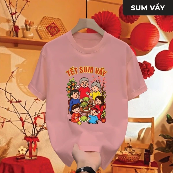 Áo thun cổ tròn vải CVC giữ dáng suốt ngày Tết, nhưng lại khiến người mặc khó chịu trong những bữa tiệc gia đình - Ảnh 3 Áo thun cổ tròn vải CVC giữ dáng suốt ngày Tết, nhưng lại khiến người mặc khó chịu trong những bữa tiệc gia đình - Ảnh 3