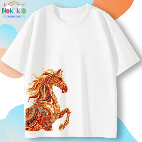 Áo thun cotton rộng cho bé dịp Tết 2026 thường khiến phụ huynh bất ngờ khi chọn size. - Ảnh 2 Áo thun cotton rộng cho bé dịp Tết 2026 thường khiến phụ huynh bất ngờ khi chọn size. - Ảnh 2