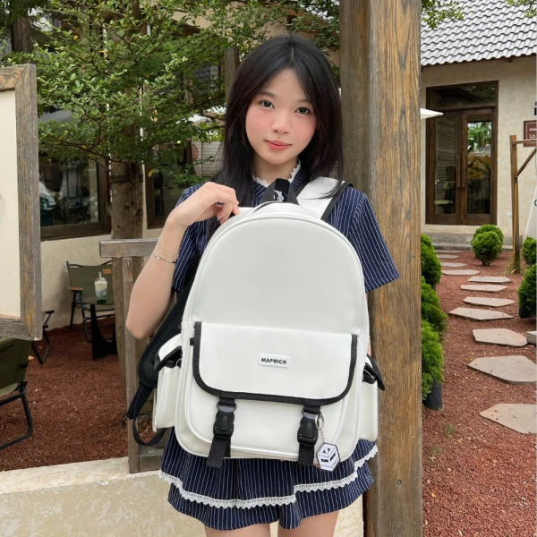 Balo da basic 41x30x13 cm thực tế: độ bền và khả năng giữ hình dáng sau tháng đầu dùng - Ảnh 4