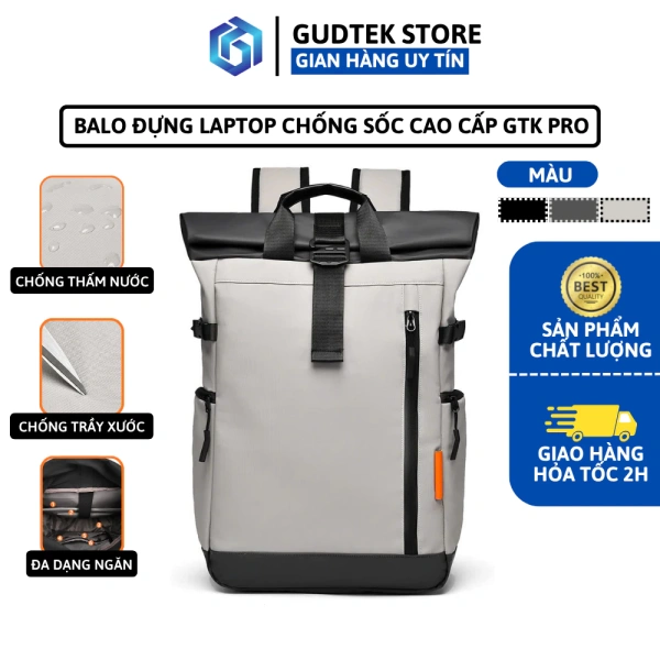 Balo da đa ngăn chống thấm bảo vệ laptop, nhưng việc bố trí cáp sạc vẫn là bất ngờ gây rối trong mỗi chuyến di chuyển - Ảnh 1