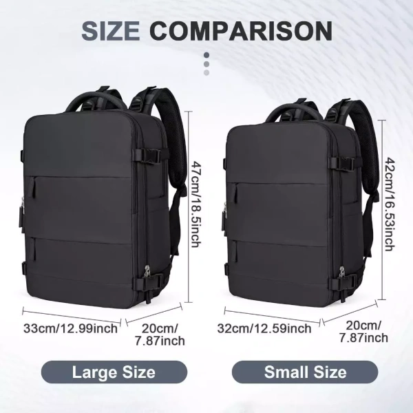Balo du lịch 31L chống nước có ngăn giày và cổng USB khiến việc chuẩn bị hành lý cho máy bay trở nên ít căng thẳng hơn - Ảnh 5