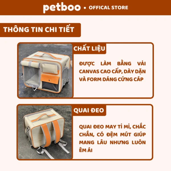 Một ví dụ thực tế là Balo Chó Mèo PETBOO Cửa Cuộn Thoáng Khí. (Ảnh 4) Một ví dụ thực tế là Balo Chó Mèo PETBOO Cửa Cuộn Thoáng Khí. (Ảnh 4)