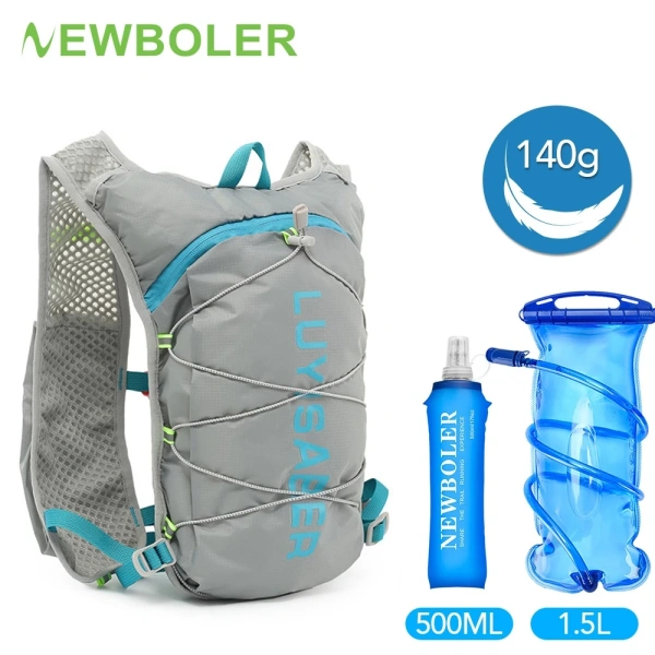 Balô đựng nước 140 g siêu nhẹ, thoáng khí 2 l: Bài học về cân nặng và tiện ích khi chạy marathon - Ảnh 1