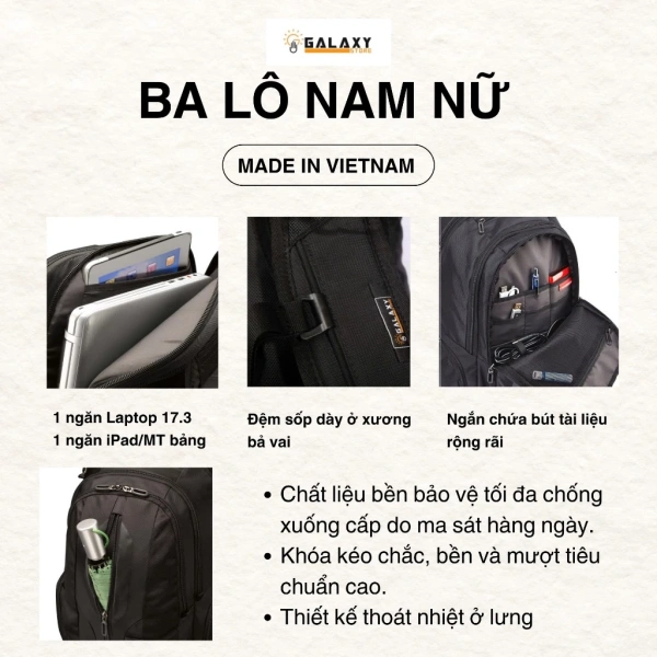 Để đáp ứng nhu cầu di chuyển hằng ngày, ba lô cần kết hợp nhiều yếu tố kỹ thuật và thiết kế. (Ảnh 2)