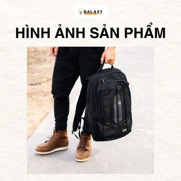 Trong danh mục các sản phẩm đáp ứng đầy đủ những tiêu chí trên, Balo Laptop Nam Nữ Cao Cấp GBL03 Galaxy Store nổi bật bởi sự kết hợp hoàn hảo giữa tính năng đa năng, chất lượng vật liệu và “điểm cộng” là áo trùm chống thấm đi kèm. (Ảnh 4)