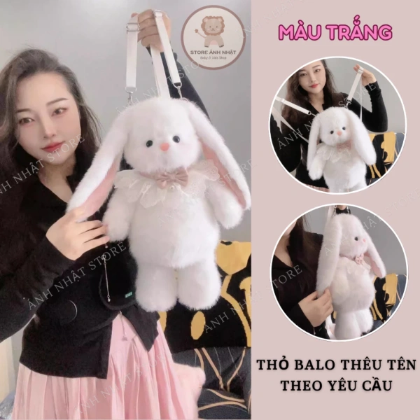 Trong số những mẫu balo trên thị trường, Balo Thỏ Thêu Tên Theo Yêu Cầu Đễ Thương đang dần khẳng định vị thế nhờ sự kết hợp giữa thiết kế đáng yêu và độ bền vượt trội. (Ảnh 3) Trong số những mẫu balo trên thị trường, Balo Thỏ Thêu Tên Theo Yêu Cầu Đễ Thương đang dần khẳng định vị thế nhờ sự kết hợp giữa thiết kế đáng yêu và độ bền vượt trội. (Ảnh 3)
