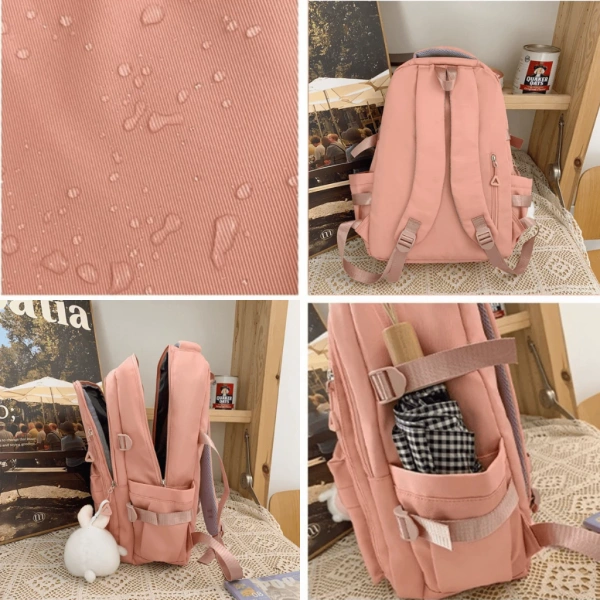 Trong số những mẫu đang được giới trẻ ưa chuộng, balo Balo nam nữ thời trang ulzzang Hàn Quốc cặp đi học vải dù (giá khuyến mãi 189.000 VNĐ, giảm từ 238.140 VNĐ) đã thu hút sự quan tâm nhờ thiết kế hiện đại và mức giá hợp lý. (Ảnh 5)