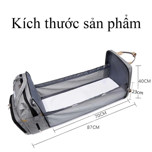 Điểm mạnh của balo tích hợp nôi nằm ở thiết kế thông minh và chất liệu cao cấp. (Ảnh 2)