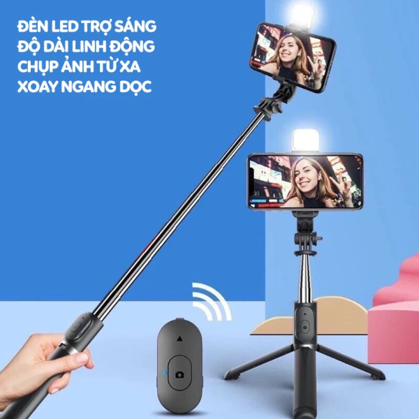 Trong số những sản phẩm đáp ứng đầy đủ các tiêu chí trên, gậy chụp hình cầm tay dài 1m thu gọn 30 cm là một lựa chọn đáng cân nhắc. (Ảnh 3)