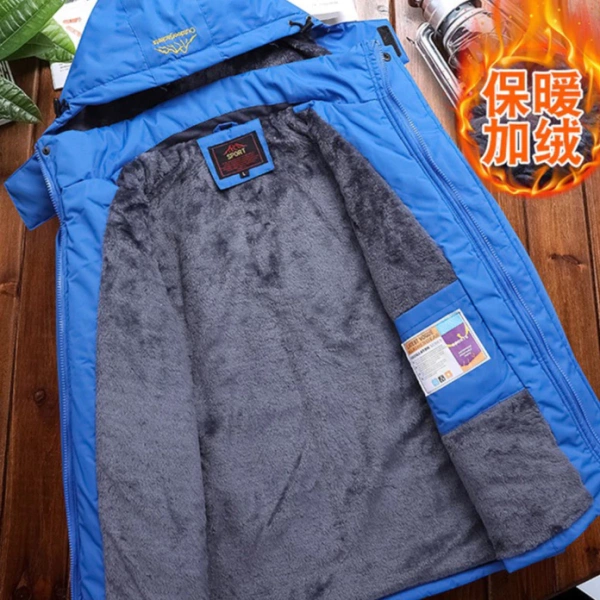 Một mẫu áo khoác được quảng cáo là “Áo khoác Nam Chống NƯỚC [3 lớp lót lông] OUTDOOR, áo khoác đẹp 2025, chắn gió, giữ nhiệt, siêu ấm” đã thu hút nhiều sự quan tâm. (Ảnh 5)