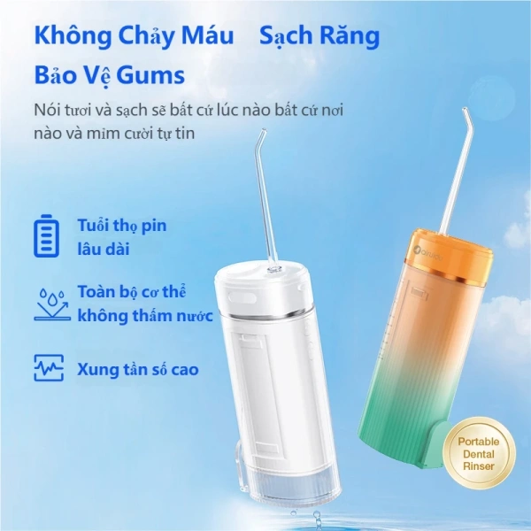 Waterpik WP‑310 là một trong những mẫu bán chạy nhất, dung lượng pin 900 mAh và 3 chế độ làm sạch. (Ảnh 3) Waterpik WP‑310 là một trong những mẫu bán chạy nhất, dung lượng pin 900 mAh và 3 chế độ làm sạch. (Ảnh 3)