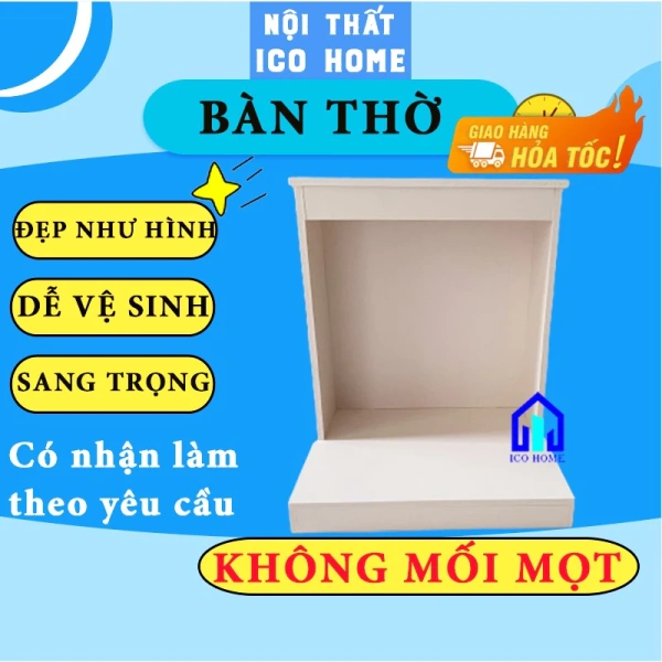 Bàn thờ màu trắng trong căn hộ chung cư nhỏ mang lại cảm giác không gian rộng rãi hơn cả kỳ vọng - Ảnh 1
