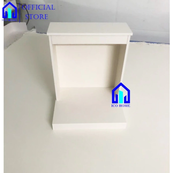 Những mẫu bàn thờ trắng hiện nay thường có hai dạng chính: để trên mặt tủ (đệm đứng) hoặc treo tường. (Ảnh 5)