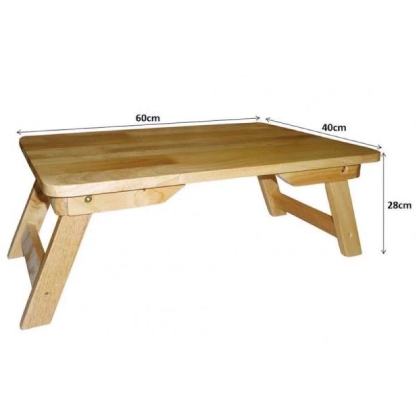 Bàn trà gỗ gập gọn đa năng tiết kiệm không gian, nhưng chiều cao cố định khiến người dùng ngồi bệt gặp khó khăn - Ảnh 3