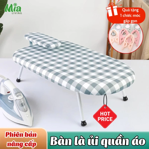 Bàn ủi gấp gọn tiện lợi cho gia đình nhưng thiếu đệm tay dễ gây bỏng da - Ảnh 1