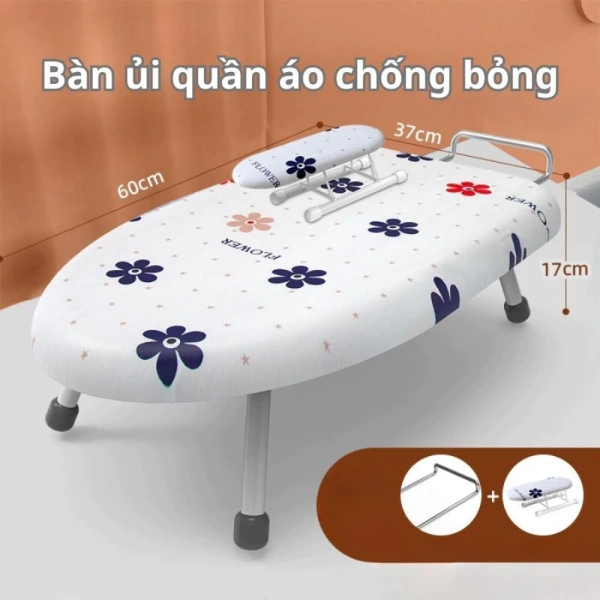 Thị trường hiện nay có một số mẫu bàn ủi gấp gọn tích hợp đệm tay, tuy nhiên đa phần còn cao về giá hoặc thiết kế chưa tối ưu cho không gian hẹp. (Ảnh 5)