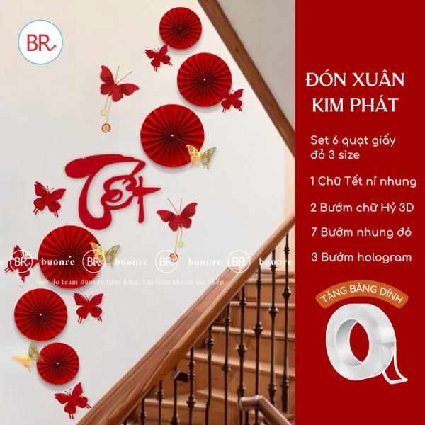 Quạt giấy đỏ thường được làm từ giấy kraft hoặc giấy dày, có độ bền vừa phải. (Ảnh 2) Quạt giấy đỏ thường được làm từ giấy kraft hoặc giấy dày, có độ bền vừa phải. (Ảnh 2)