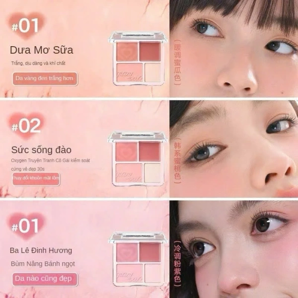 Nhiều bảng phấn màu lấp lánh tập trung vào việc tạo màu sắc và ánh sáng, nhưng quên bổ sung đủ chất kết dính như polymer mịn (silicone, acrylate) hay bột rice powder. (Ảnh 2) Nhiều bảng phấn màu lấp lánh tập trung vào việc tạo màu sắc và ánh sáng, nhưng quên bổ sung đủ chất kết dính như polymer mịn (silicone, acrylate) hay bột rice powder. (Ảnh 2)