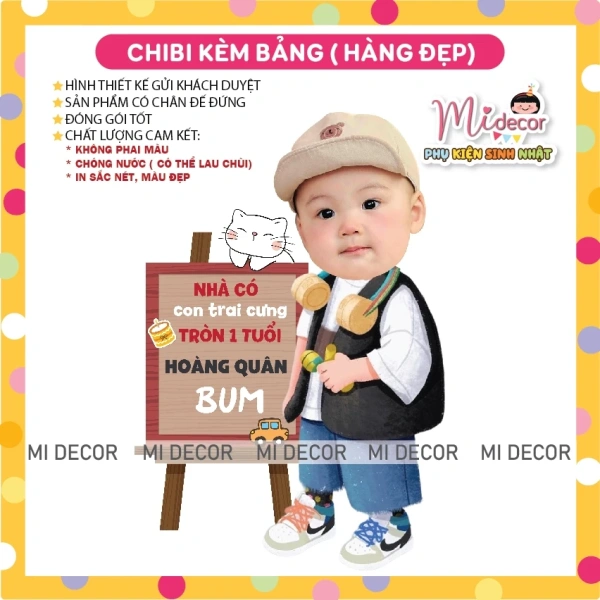 Bảng thông tin trang trí sinh nhật bé: Khi chi tiết dễ thương lại gây khó khăn trong việc sắp xếp không gian - Ảnh 5