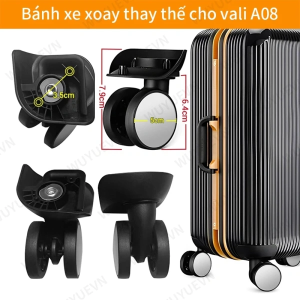Khi chúng ta mua vali mới, phần lớn nhà sản xuất ưu tiên giảm chi phí bằng cách lắp bánh xe nhựa cứng. (Ảnh 2)