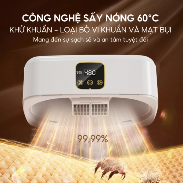 Bảo dưỡng bộ lọc máy sấy quần áo gấp gọn treo tường quyết định mức độ khử khuẩn thực sự - Ảnh 2