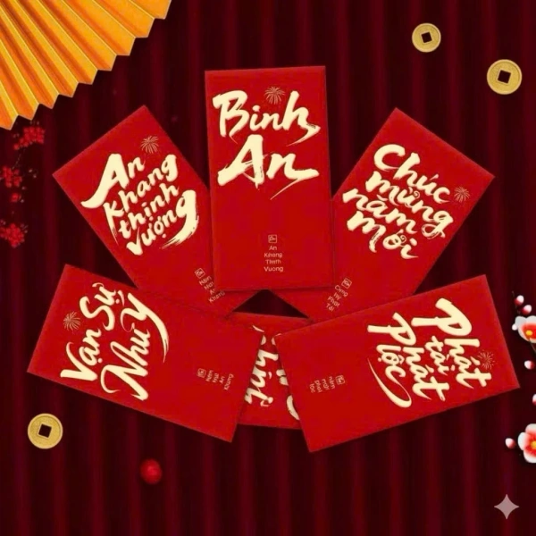 Bất ngờ khi độ dày giấy của bao lì xì đỏ nhung nhũ kim quyết định cảm xúc của người nhận - Ảnh 1 Bất ngờ khi độ dày giấy của bao lì xì đỏ nhung nhũ kim quyết định cảm xúc của người nhận - Ảnh 1