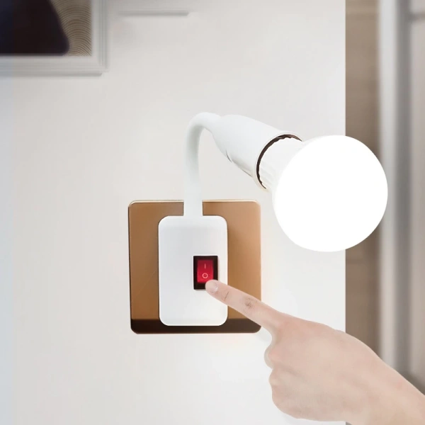 Bất ngờ khi giá đỡ chuyển đổi ổ cắm E27 làm giảm độ sáng của bóng đèn tiết kiệm năng lượng trong phòng khách - Ảnh 3 Bất ngờ khi giá đỡ chuyển đổi ổ cắm E27 làm giảm độ sáng của bóng đèn tiết kiệm năng lượng trong phòng khách - Ảnh 3