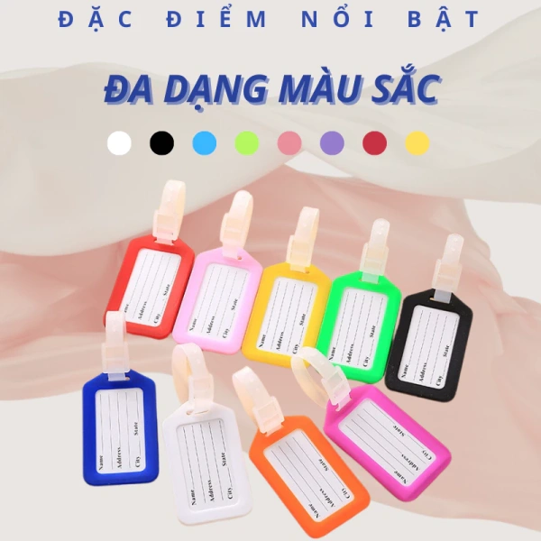 Với những gì đã phân tích ở trên, một lựa chọn thực tiễn cho hành khách thường xuyên bay là Tag tên vali thẻ đeo bảng tên nhựa cao cấp. (Ảnh 4)