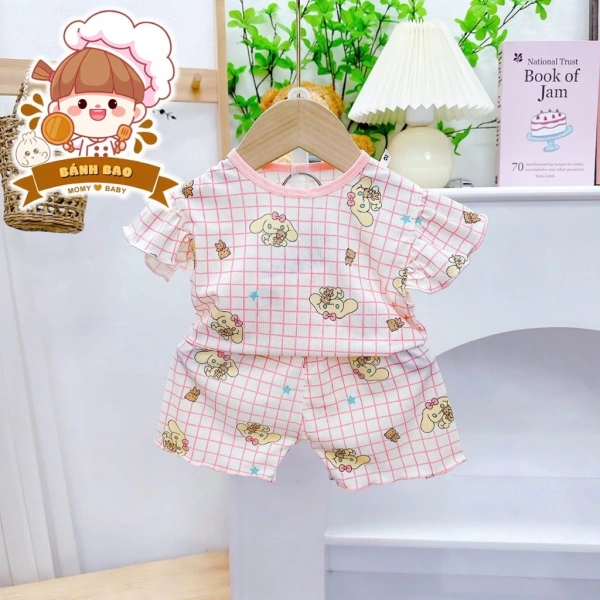 Một trong những sản phẩm đáp ứng đầy đủ các tiêu chí trên hiện đang được nhiều bậc cha mẹ tin dùng là Bộ Cộc Tay Thun Tăm Lạnh Mỏng Siêu Thoáng Mát Cho Bé Trai Bé Gái 6‑16Kg của shop Bánh Bao Đồ Bộ. (Ảnh 5)