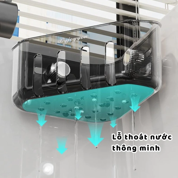 Bề mặt không đồng đều của kệ đựng đồ đa năng khiến vật dụng trượt khi vệ sinh – một chi tiết nhỏ thường bị bỏ qua - Ảnh 4