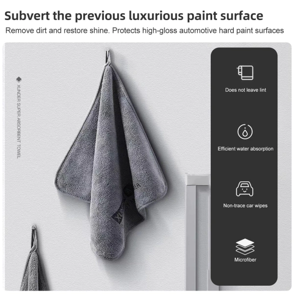 Khăn microfiber được thiết kế riêng cho các công việc vệ sinh cần độ tinh tế cao, trong đó việc bảo vệ lớp sơn ô tô là ưu tiên hàng đầu. (Ảnh 2)
