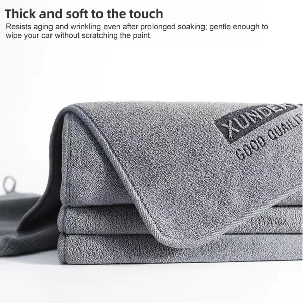 Bề mặt xe sáng bóng không vệt sau khi chuyển sang khăn microfiber thấm nhanh cho ô tô - Ảnh 5