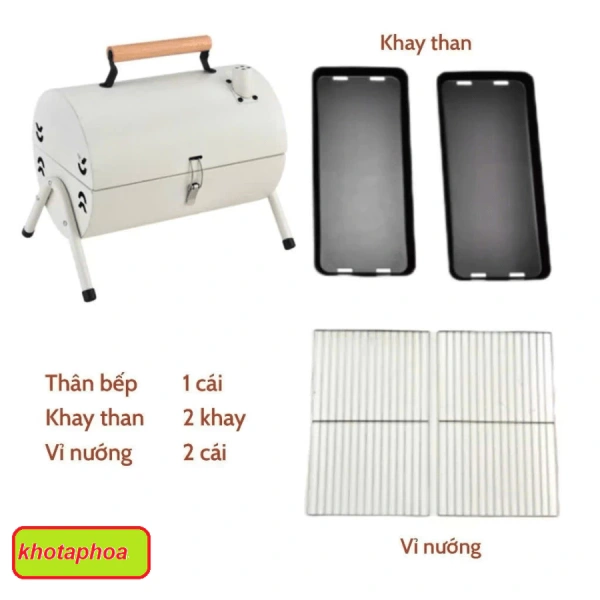 Một sản phẩm đáp ứng hầu hết tiêu chí trên là Bếp nướng than hoa BBQ 2 mặt có thể gấp gọn. (Ảnh 5) Một sản phẩm đáp ứng hầu hết tiêu chí trên là Bếp nướng than hoa BBQ 2 mặt có thể gấp gọn. (Ảnh 5)
