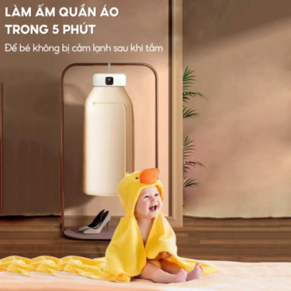 Kích thước 158×320×304 mm và trọng lượng chỉ 1,27 kg khiến máy sấy này thực sự “gọn như một chiếc hộp giấy”. (Ảnh 2)