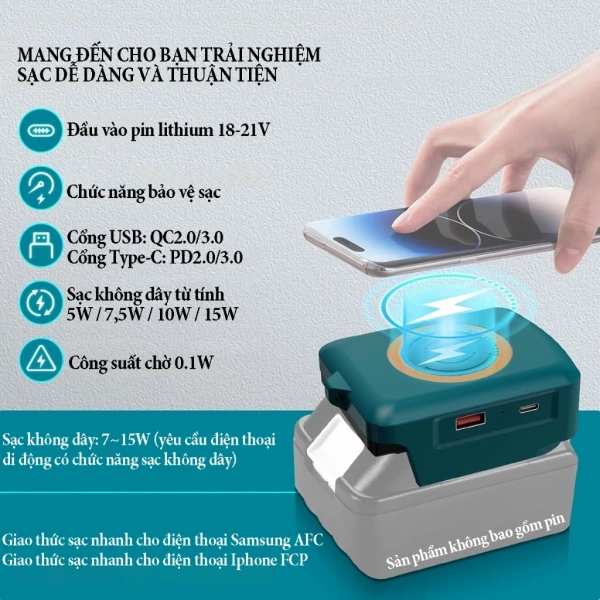 Một chiếc dây cáp dài, bền vẫn không thể thay thế được cảm giác tiện lợi khi chỉ cần đặt điện thoại lên một bề mặt và thiết bị bắt đầu nhận năng lượng. (Ảnh 2) Một chiếc dây cáp dài, bền vẫn không thể thay thế được cảm giác tiện lợi khi chỉ cần đặt điện thoại lên một bề mặt và thiết bị bắt đầu nhận năng lượng. (Ảnh 2)